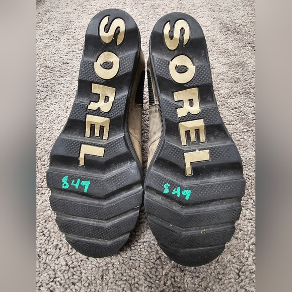 SOREL Joan of Arctic Wedge II Chelsea Boot, Size 10, Gray - Picture 8 of 8